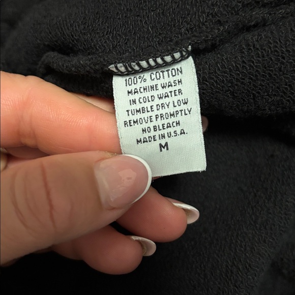 Von Dutch Black Joggers with Beaded pink/reddish Logo Size: Medium NWT - Picture 6 of 6